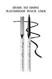 Suya Dayanıklı, İnce Uçlu Göz Kalemi Clio Sharp So Simple Waterproof Pencil Liner (01 Black)