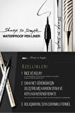 Suya Dayanıklı, İnce Uçlu Eyeliner Clio Sharp So Simple Waterproof Pen Liner (02 Brown)