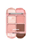 Mat ve Parıltılı Tonlarda 4'lü Far Paleti Peripera Ink Pocket Shadow Palette (02 Once Upon A Pink)
