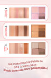 Mat ve Parıltılı Tonlarda 4'lü Far Paleti Peripera Ink Pocket Shadow Palette (02 Once Upon A Pink)