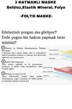 Dermal 2'Li Tek Kullanımlık 3 Katmanlı Altın Göz Maskesi X3 Adet