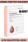 DERMAL Shop Gözenek Azaltan X Aha Ph5.5 Gözenek Küçültücü Maske 25 gr * 5 Adet