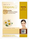 DERMAL Canlandırıcı, Nemlendirici, Pürüzsüzleştirici Papatya Özlü Kollajen Maske X10 Adet