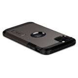 Spigen iPhone 11 Pro ile Uyumlu Kılıf Tough Armor Gunmetal