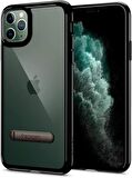 Spigen iPhone 11 Pro ile Uyumlu Kılıf Ultra Hybrid S Jet Black