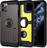 Spigen iPhone 11 Pro ile Uyumlu Kılıf Tough Armor XP Gunmetal