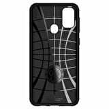 Spigen Galaxy M30s ile Uyumlu Kılıf Rugged Armor Matte Black