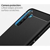 Spigen Realme XT ile Uyumlu Kılıf Rugged Armor Matte Black
