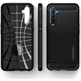 Spigen Realme XT ile Uyumlu Kılıf Rugged Armor Matte Black