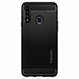 Spigen Galaxy A20s Kılıf Rugged Armor Matte Black