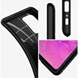 Spigen Galaxy S10 Lite ile Uyumlu Kılıf Rugged Armor Matte Black
