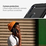 Spigen Galaxy M11 / Galaxy A11 ile Uyumlu Kılıf Rugged Armor Matte Black