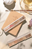 Mat, Işıltılı ve Simli Yoğun Pigmentli Far Paleti Peripera All Take Mood Palette (01 Mood Breathing)
