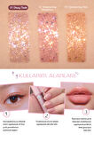 Gün Boyu Kalıcı, Jel Formda Likit Glitter Peripera Sugar Twinkle Liquid Glitter (01 Glitter Wave)