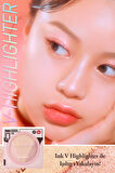Parlak İnci Pigmentleri İçeren Işıltılı Highlighter Paleti Peripera Ink V Highlighter 01RadianceShot