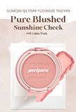 Pastel Tonlarda Sebum Dengeleyici Toz Allık Peripera Pure Blushed Sunshine Cheek (01 Calm Pink)