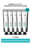 Ferahlık Etkili Beyazlatıcı Bitkisel Diş Macunu KUNDAL Whitening Toothpaste Set 150g (5 Adet)