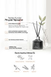 Parfüm Difüzörü Aroma Serisi KUNDAL Perfume Diffuser Aroma Edition 200ml 2Adet (Pyeon Baek)