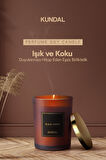Parfümlü Doğal Soya Mumu KUNDAL Perfume Natural Soy Wax Candle 500G (Black Cherry)