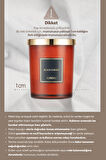 Parfümlü Doğal Soya Mumu KUNDAL Perfume Natural Soy Wax Candle 500G (Black Cherry)