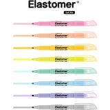 Lineplus Elastomer Fosforlu Kalem Pastel Renkler 8'li Paket
