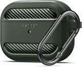 Spigen Apple AirPods Pro Kılıf Rugged Armor Military Green