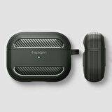 Spigen Apple AirPods Pro Kılıf Rugged Armor Military Green