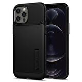 Spigen iPhone 12 Pro Max Kılıf Slim Armor Black