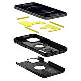 Spigen iPhone 12 Pro Max ile Uyumlu Kılıf Tough Armor Black