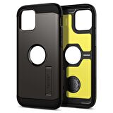 Spigen iPhone 12 Mini ile Uyumlu Kılıf Tough Armor Gunmetal
