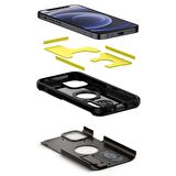 Spigen iPhone 12 Mini ile Uyumlu Kılıf Tough Armor Gunmetal