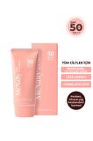 PRETTYSKIN Spf 50+ Pa++++ Ton Eşitleyici Pembe Renkli Güneş Kremi 50ml