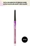 Pürüzsüz Çizim Sağlayan İnce Tasarımlı , Suya Dayanıklı Göz Kalemi Thin Pencil Liner (Dark Black)