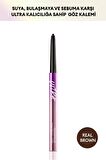 Pürüzsüz Çizim Sağlayan İnce Tasarımlı , Suya Dayanıklı Göz Kalemi Thin Pencil Liner (Real Brown)