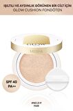 Işıltılı ve Cam Cilt Görünüm Sunan Hafif Dokulu Cushion SPF40++ Glow Cushion (No.21P)