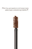 Doğal Görünüm Sağlayan İnce ve Üçgen Fırçalı Kaş Maskarası Ultra Powerproof Brow Mascara (Red Brown)