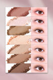 Mat ve Işıltılı Tonlar Barındıran Far Paleti Missha Mood Moment Palette (1 Rosy Rooftop)