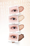 Yoğun Pigmentli Mat ve Işıltılı Tonlar Barındıran 4'lü Far Paleti Day Vibe Palette (#1 Beige Motion)