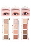 Yoğun Pigmentli Mat ve Işıltılı Tonlar Barındıran 4'lü Far Paleti Day Vibe Palette (#1 Beige Motion)