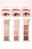 Yoğun Pigmentli Mat ve Işıltılı Tonlar Barındıran 4'lü Far Paleti Day Vibe Palette (#2 Bouncy Coral)