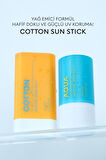 Yağlanma Karşıtı Tere Dayanıklı Stick Güneş Kremi All Around Safe Block Cotton SunStick SPF50+PA++++