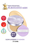 Yoğun Kapatıcı, Nemli ve Parlak Bitişli Cushion Glow Layering Fit Cushion No21 Vanilla SPF50+/PA++++