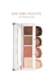 Yoğun Pigmentli Mat ve Işıltılı Tonlar Barındıran 4'lü Far Paleti Day Vibe Palette (#4 Prima Pink)