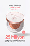 Nemlendirici Ton Eşitleyici Cushion Güneş Kremi Safe Block RX Rosy Tone Up Sun Cushion SPF50+/PA++++