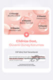 Nemlendirici Ton Eşitleyici Cushion Güneş Kremi Safe Block RX Rosy Tone Up Sun Cushion SPF50+/PA++++