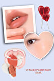 Kalıcı Dudak & Yanak Balmı A'PIEU Juicy-Pang Mood Blending Lip&Cheek Balm (01 Nude Peach Balm)