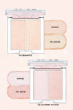 İnci Tanecikli Yoğun Işıltı Sağlayan 2’li Highlighter Clio Prism Highlighter Duo (02Lavender Voyage)