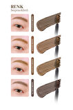 Yoğun Pigmentli, Üçgen Fırça Uçlu Kaş Maskarası Clio Kill Brow Color Brow Lacquer (01 Natural Brown)