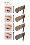 Yoğun Pigmentli, Üçgen Fırça Uçlu Kaş Maskarası Clio Kill Brow Color Brow Lacquer (03 Peanut Brown)