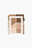 Göz Alıcı Renklerde, Yoğun Pigmentli Mini Far Paleti Clio Pro Eye Palette Mini (01 Mono Mood)